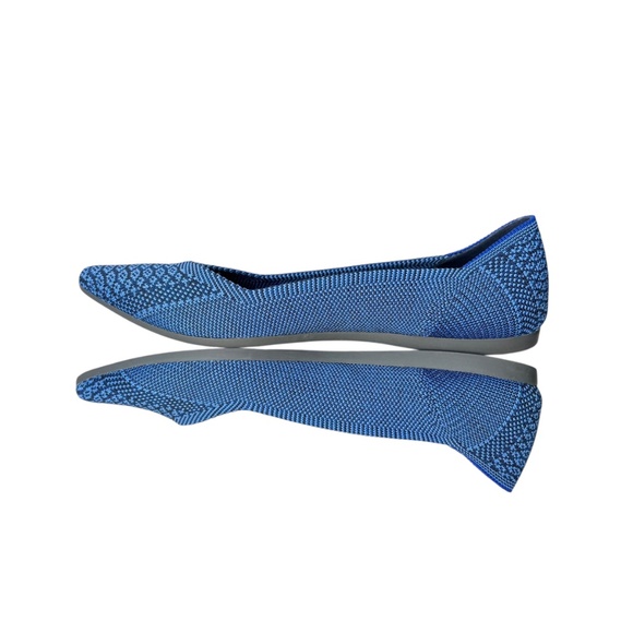 Rothy’s lapis blue python shoes rare 6.5 - Picture 6 of 8